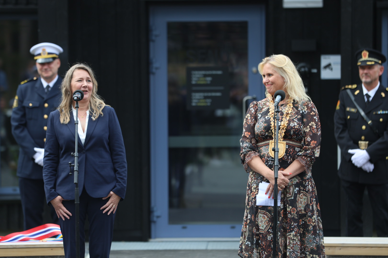 Hanna Andersson, kommunalr&aring;d i Eda kommune og Kamilla Thue, ordf&oslash;rer i Eidskog.