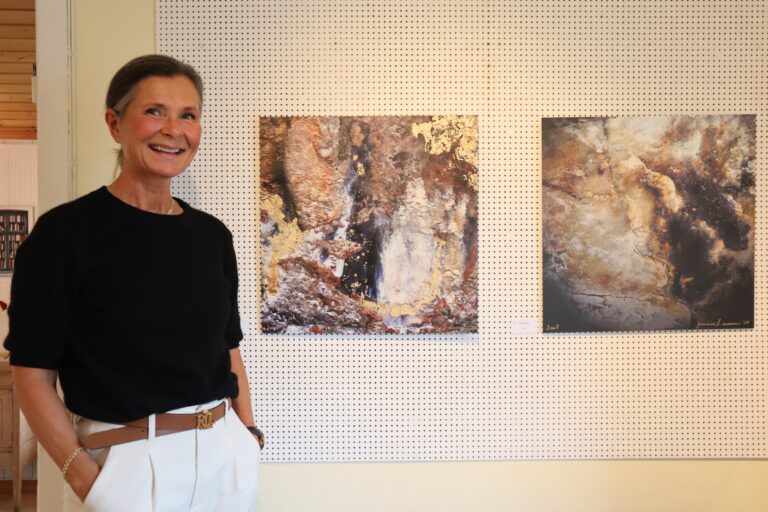 Gunhild Sander Andersen med utstillingen 