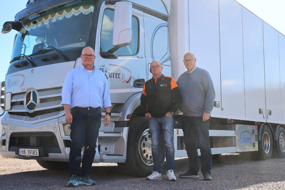 Stig Engebretsen, Willy engebretsen og Tom Johnsen er de som i dag driver Kurér AS.