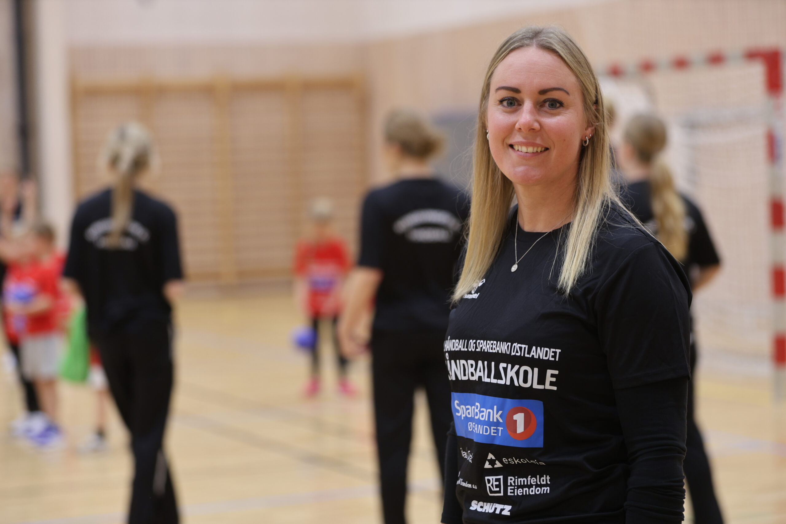 Gro Bjerke er godt fornøyd med gjennomføringen av årets håndballskole.