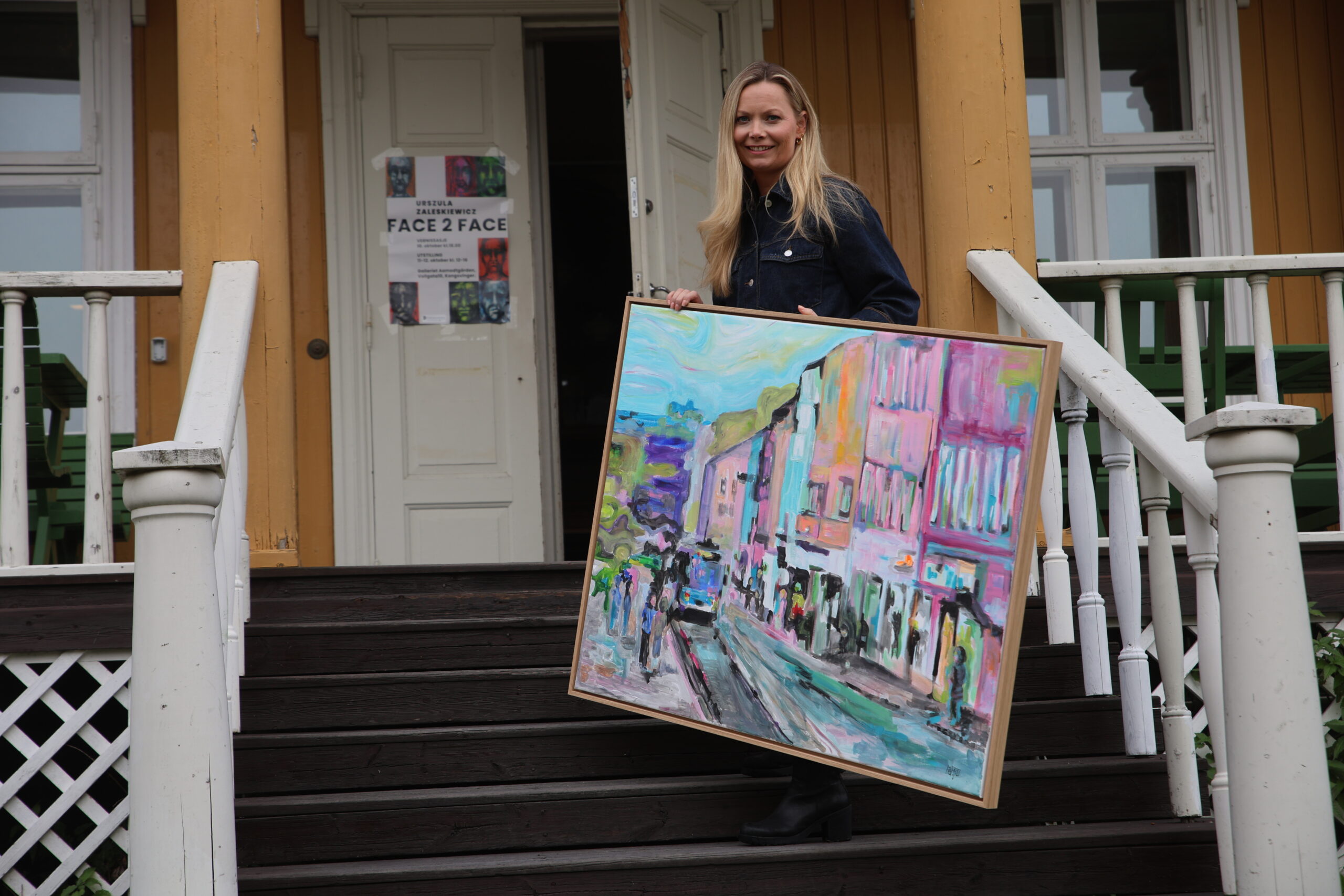 – Du kan egentlig se hvorfor jeg flyttet tilbake i dette bildet, sier Lill Susan Fjeld.