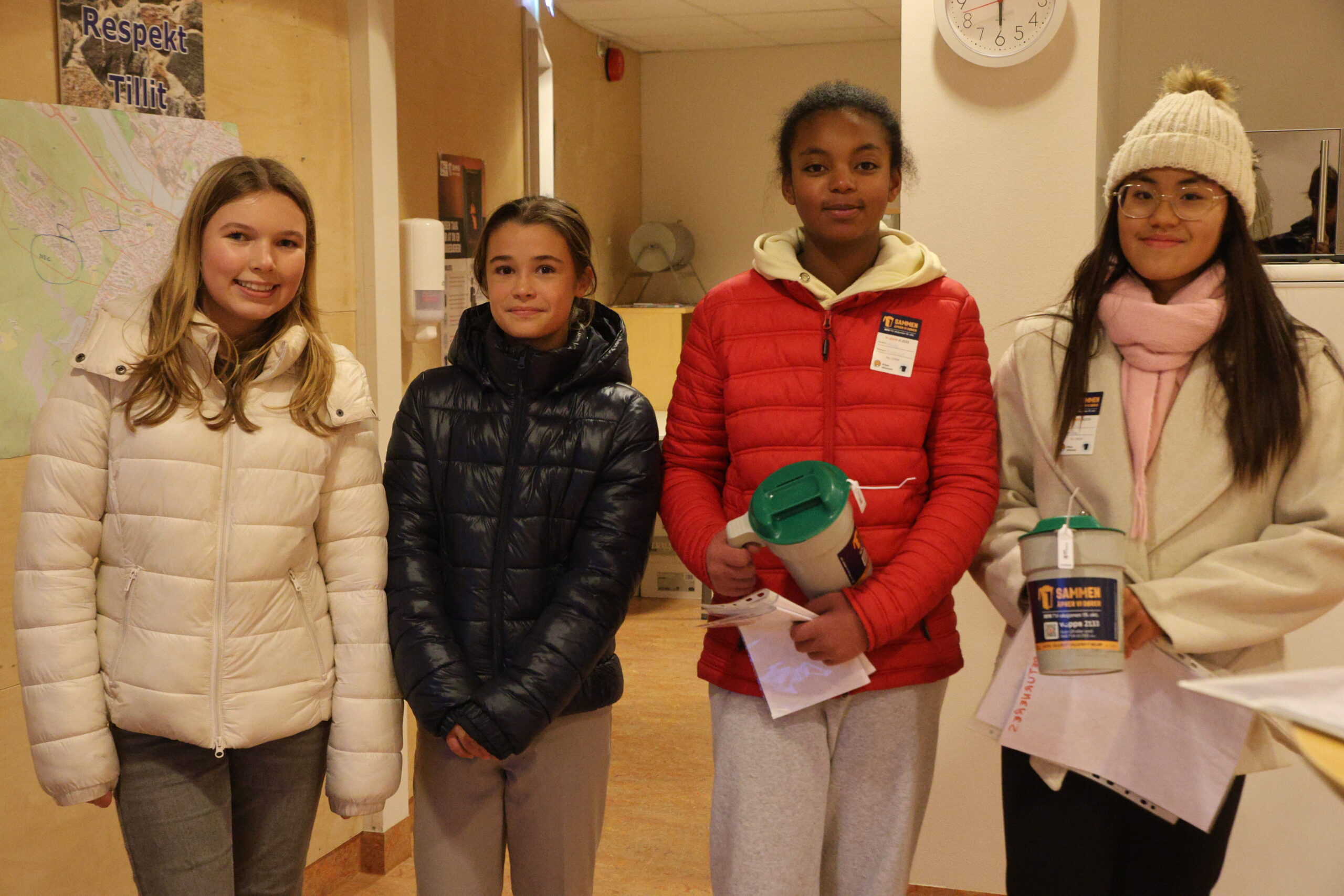 Emmeline Opheim Søtvedt, Ella Platek, Milka Tesfaldet og Emily Nhu Tran deltok alle for første gang i tv-aksjonen.