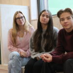 Lara Veselica, Nina Helen Berger og Levi Melby Holm håper at de kan få dratt til Tyskland til neste år.