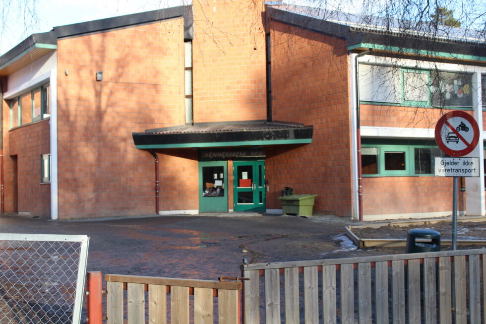 Det har vært flere uønskede hendelser ved Vennersberg skole i år.