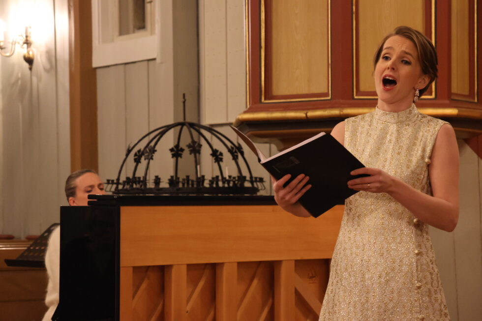 Mezzosopranen Marianne Bye Granheim fra Eidskog er solist i to konserter i Konggsvinger i løpet av en uke. .