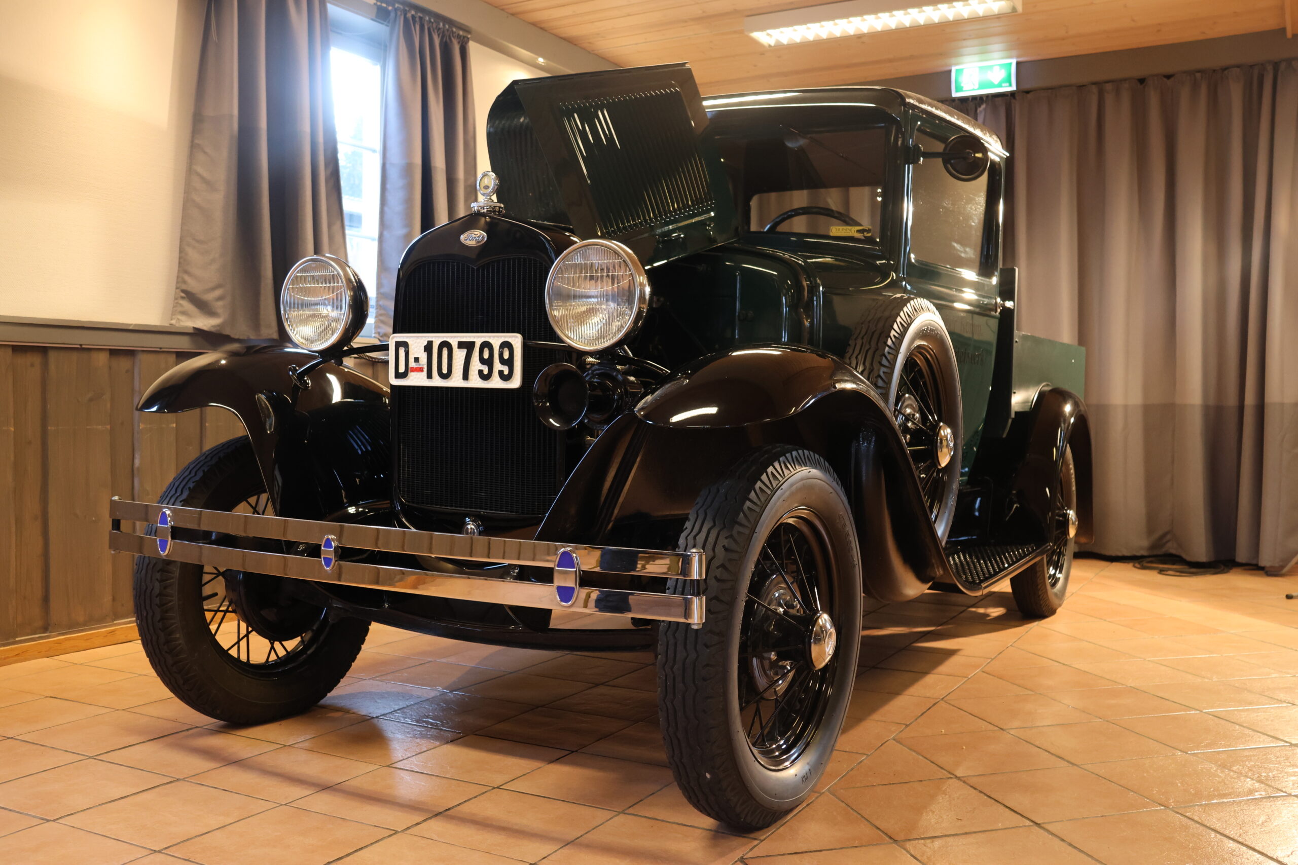 Til neste år vil den lille lastebilen kunne sees på G.U.M.F. sine arrangementer. VIl man se den før, er det bare å ta kontakt, sier Frank Lie Helledal.