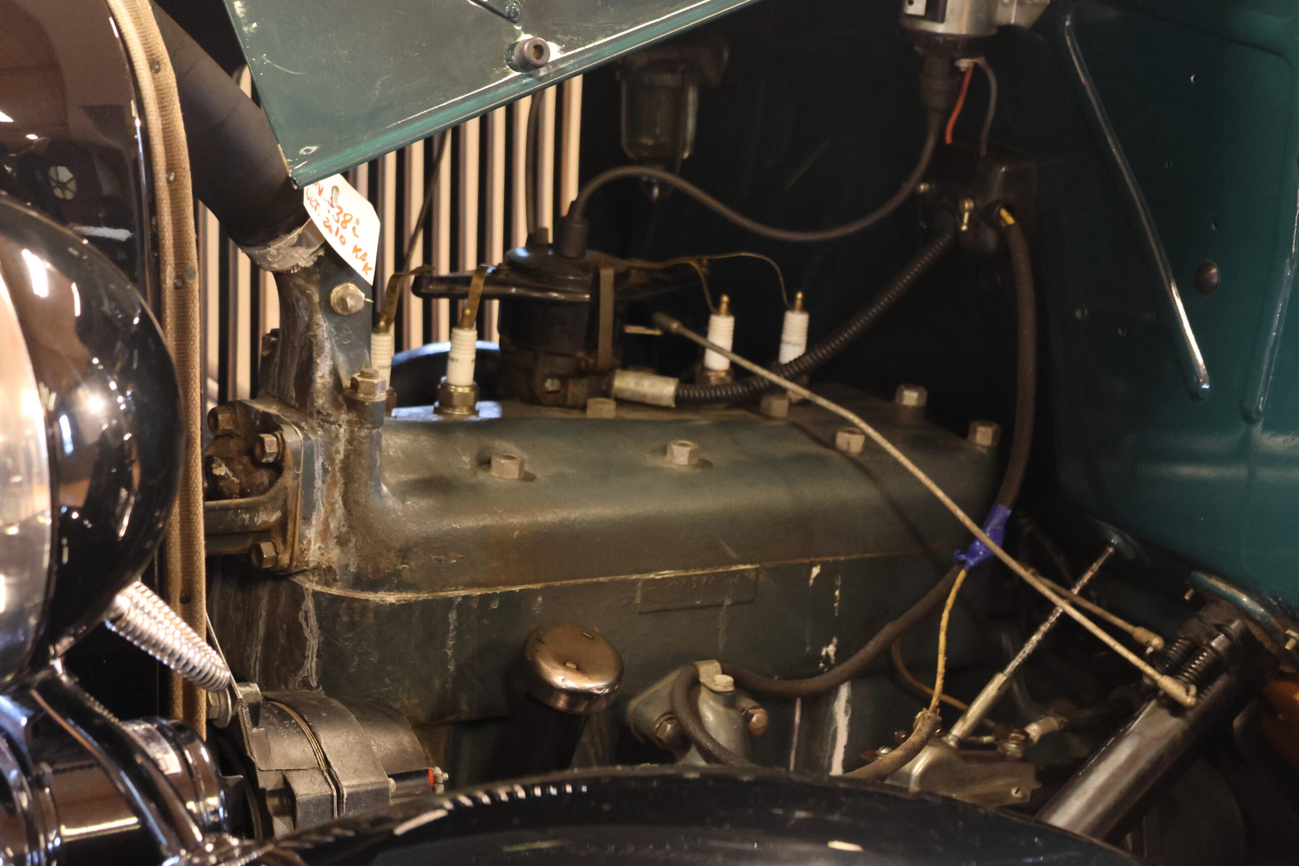 Motoren ytte 40 hestekrefter som ny i 1931.