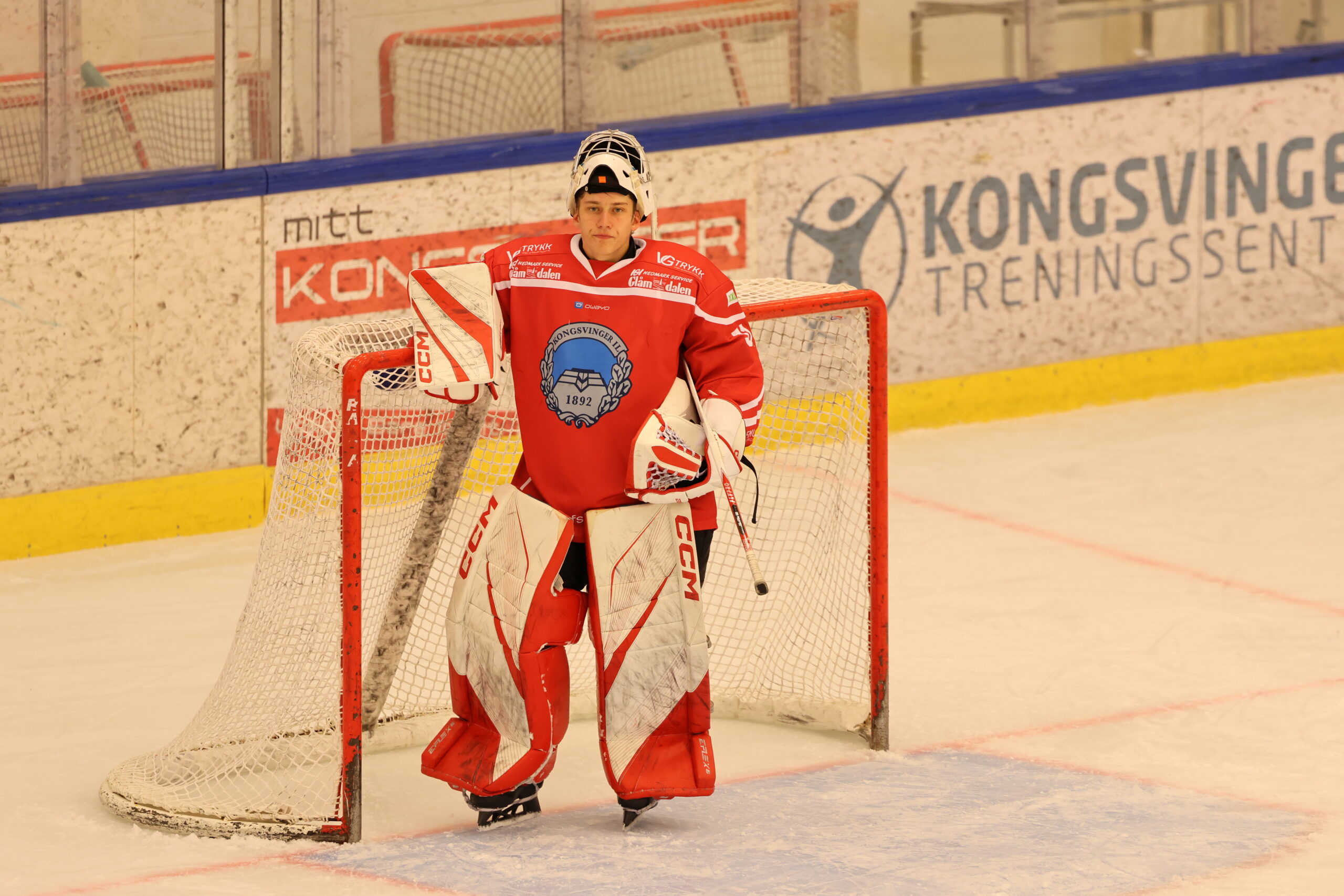 Alexander Eriksson stod hele matchen for Kongsvinger Ishockey og ble belønnet for innsatsen med å bli kåret til banens beste Kongsvinger-spiller.
