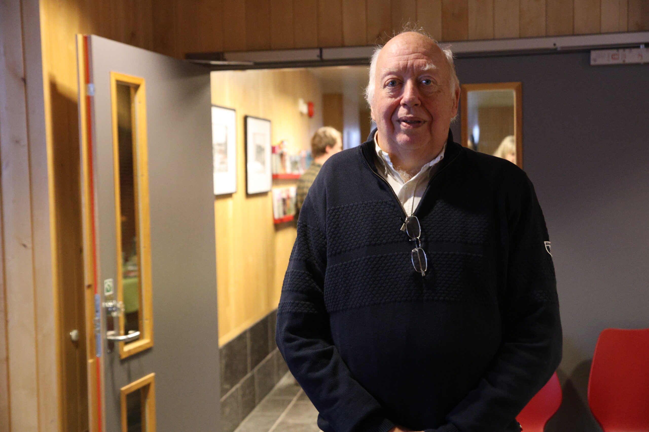 Prosjektleder i Forsvarsbygg Trond Nordby er godt fornøyd med gjennomføringen av salget av Gyldenborg.