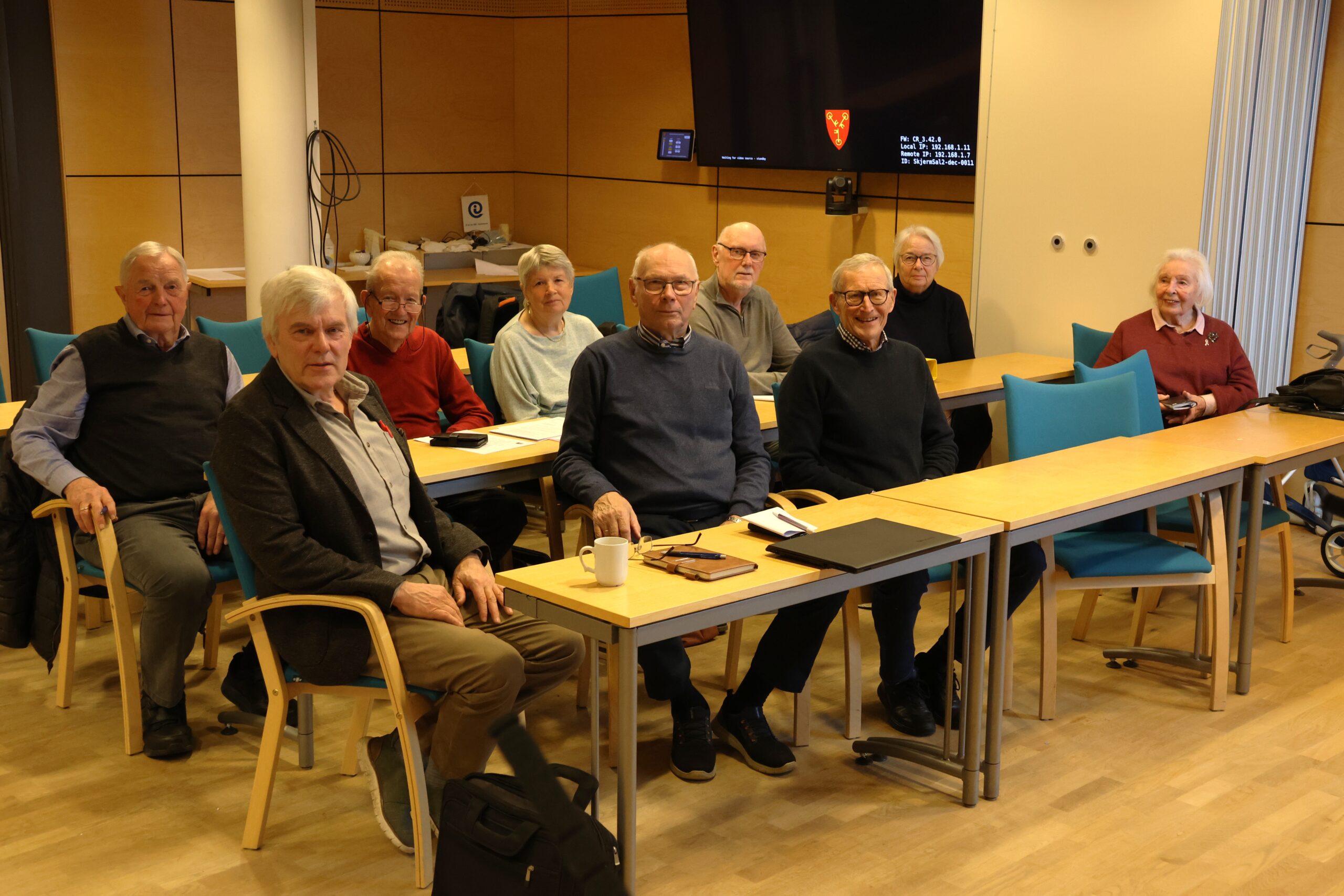 Regionalt eldreråd Kongsvingerregionen (RERK) består av: Arne L. Hanestad ( bak fra venstre) og Hans Reum fra Kongsvinger. Marit Kjelsbøl fra Sør-Odal, John Lund fra Nord-Odal, og Margrethe Ringerike fra Nord-Odal. Foran fra venstre: Ivar Skulstad og Asbjørn Aulie fra Eidskog, erik Aagaard fra Åsnes og Helene Ullerlien fra Sør-Odal.