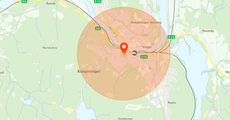 Innenfor dette området var det flere som kunne for penger fredag kveld.