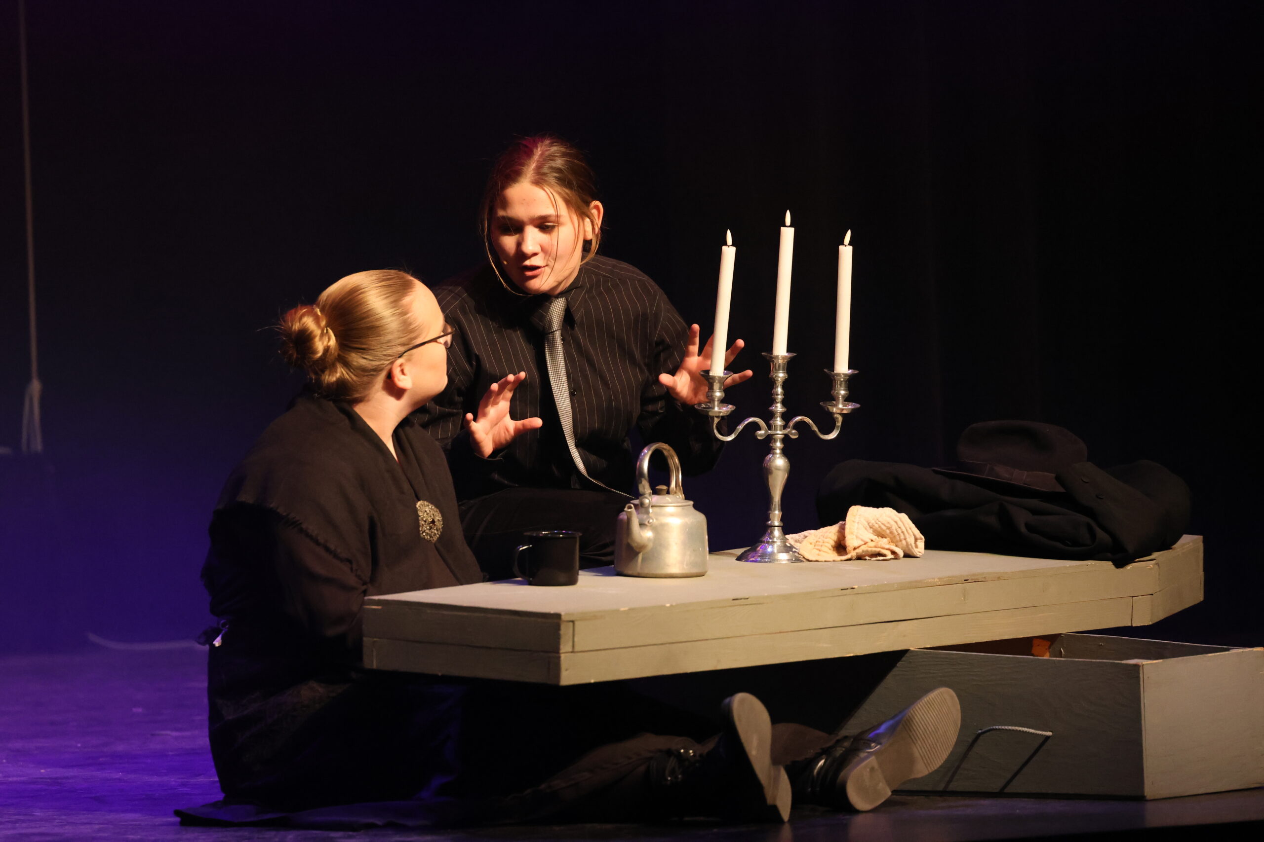 Kulturskolen Scene U fremfører Oliver Twist.