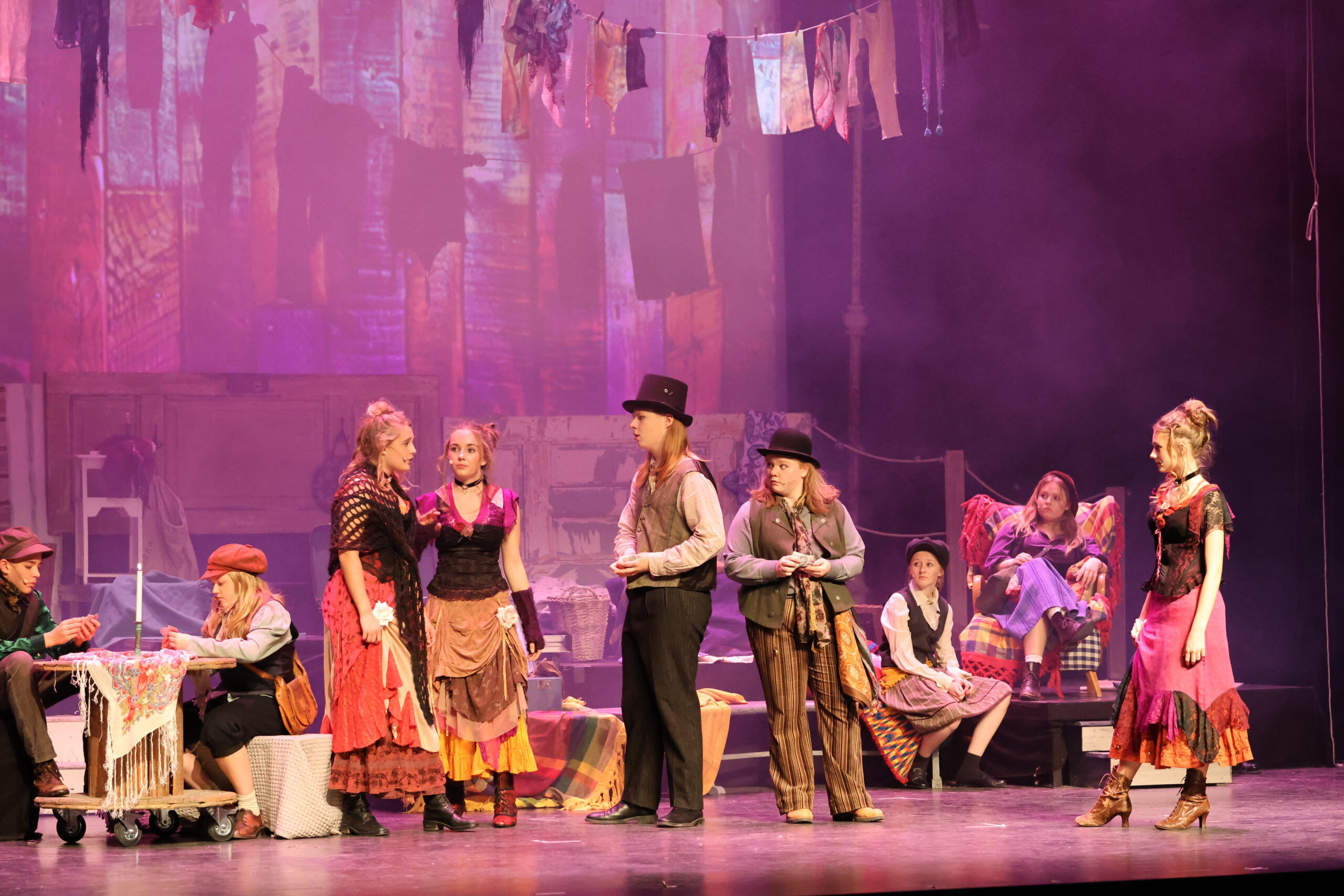 Kulturskolen Scene U fremfører Oliver Twist.