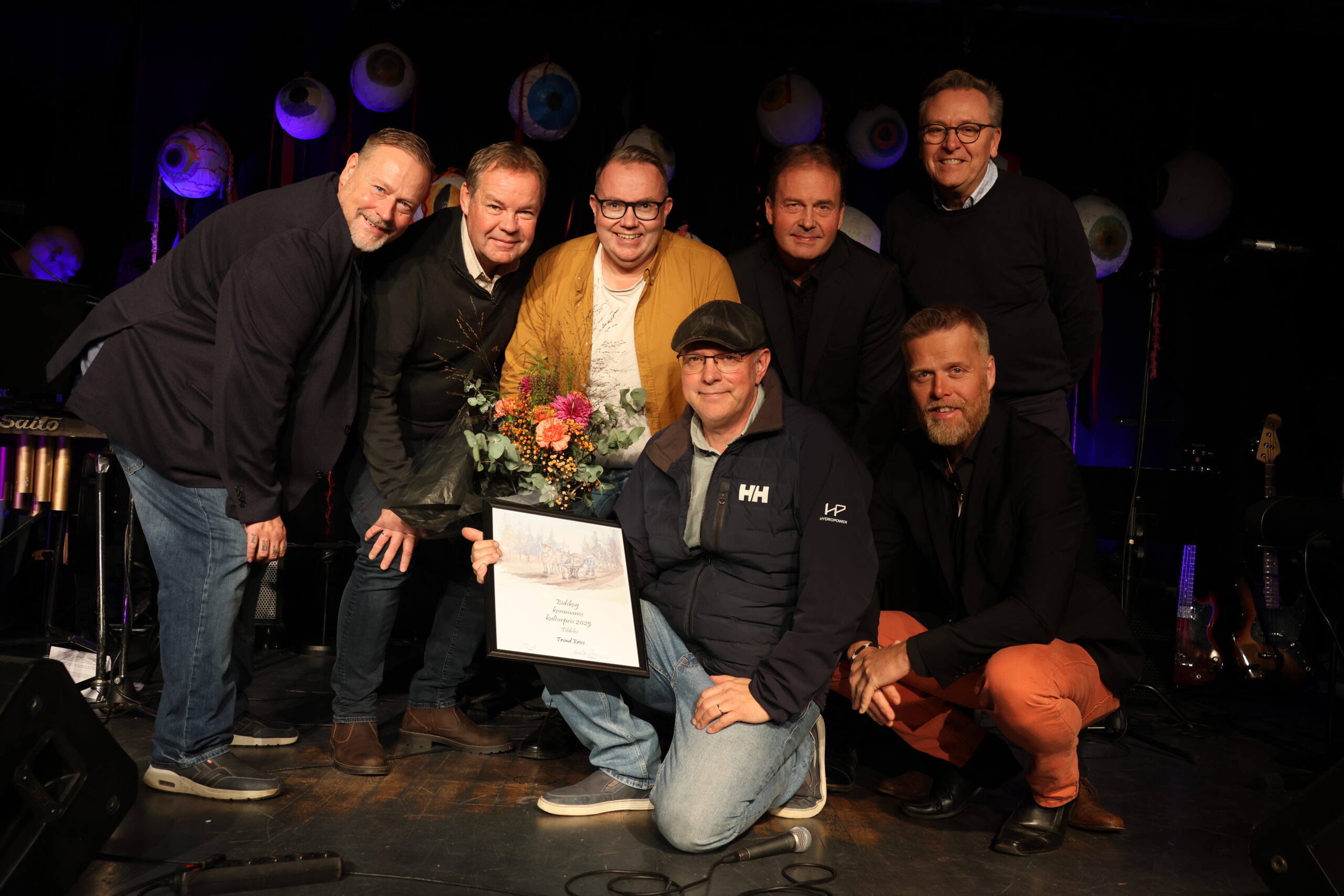 Årets kulturprisvinner i Eidskog, Trond Erics er igjen klare for Skøttru'parken neste år.