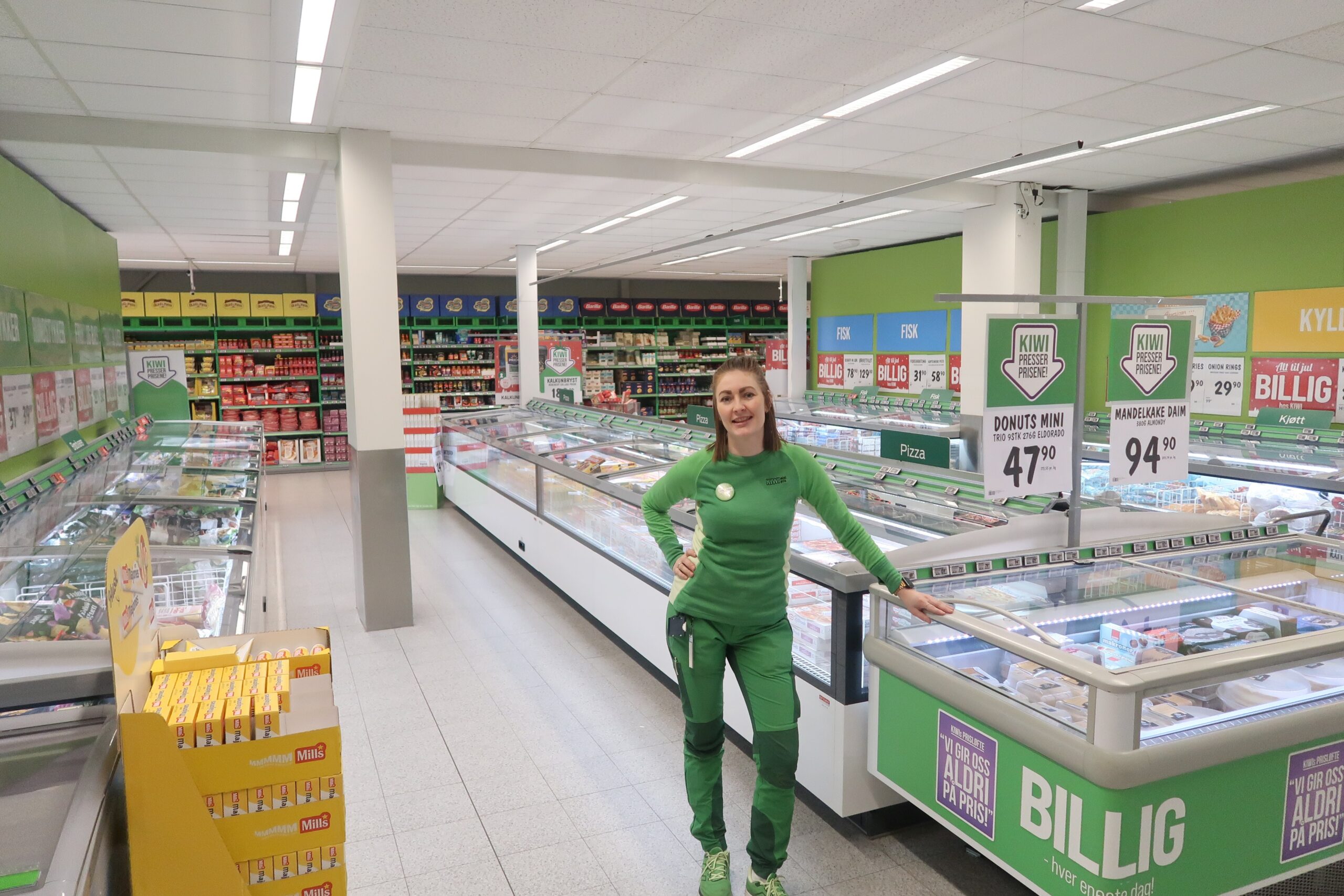 I januar holdt Kiwi Roverud stengt en snau uke mens lokalet ble oppgradert med blant annet CO₂-drevet kjøl og frys, noe som gjorde butikken mer miljøvennlig.