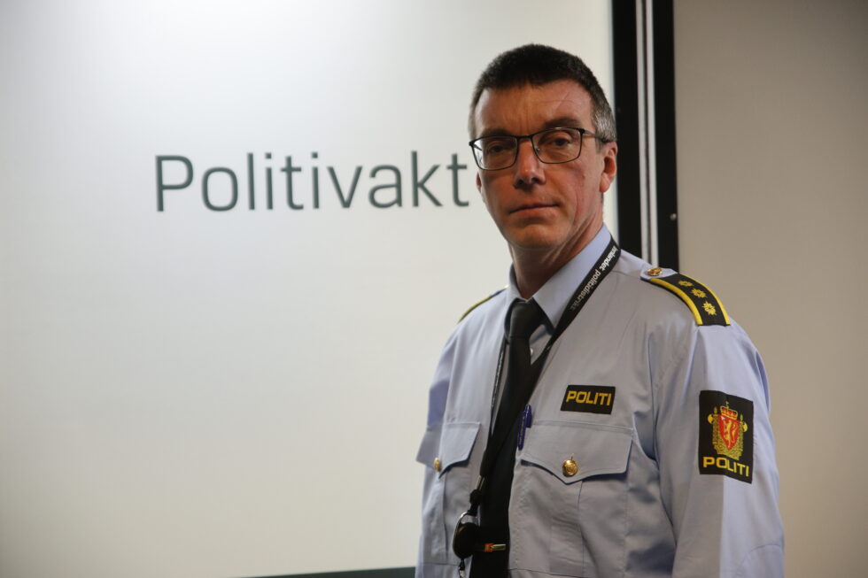 Politistasjonssjef Terje Didriksen fortalte mandag om at sikkerhetssituasjonen er alvorlig, også her i distriktet.