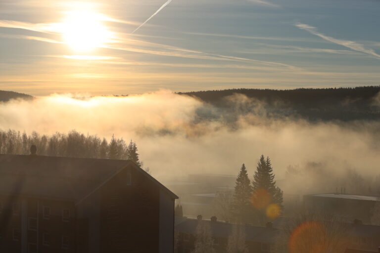 På årets korteste dag kom solen frem i Kongsvinger.