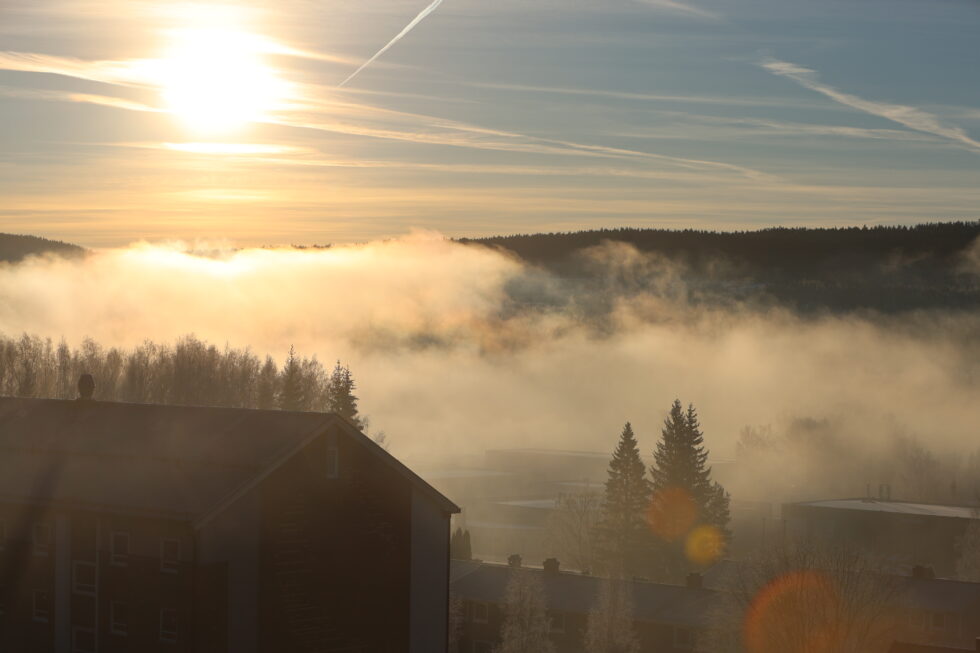 På årets korteste dag kom solen frem i Kongsvinger.