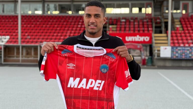 Gabriel Johnson (23) er klar for KIL Toppfotball. Den svenske spissen har signert en treårsavtale og ser fram til å bidra med fysikk, mål og kraft i jakten på Eliteserie-opprykk.