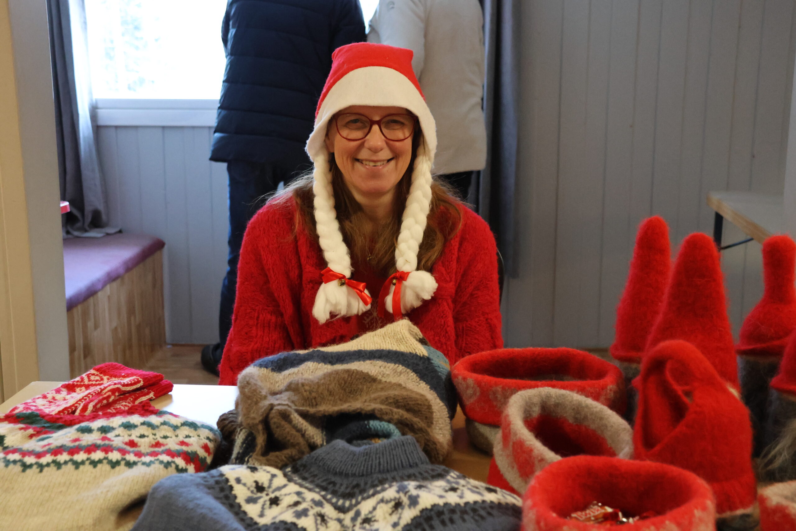 Else-Mari Gusterudmoen Nilsen håper på godt besøk på Austmarka samfunnshus og årets julemarked lørdag 6.desember.