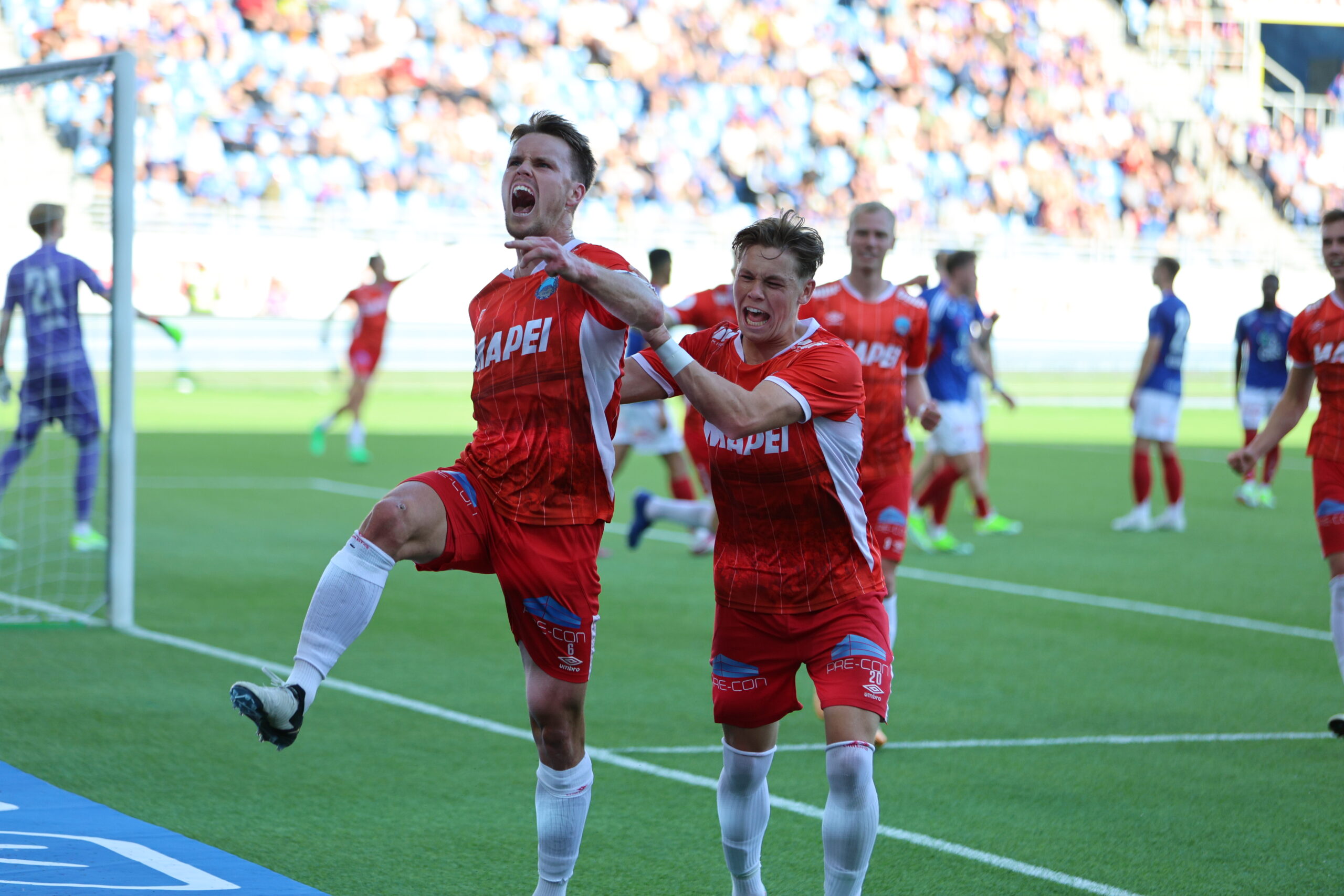 Harald Holter noterte seg for totalt 17 scoringer for KIL. Her fra da de slo Vålerenga borte på 16. mai i 2024.