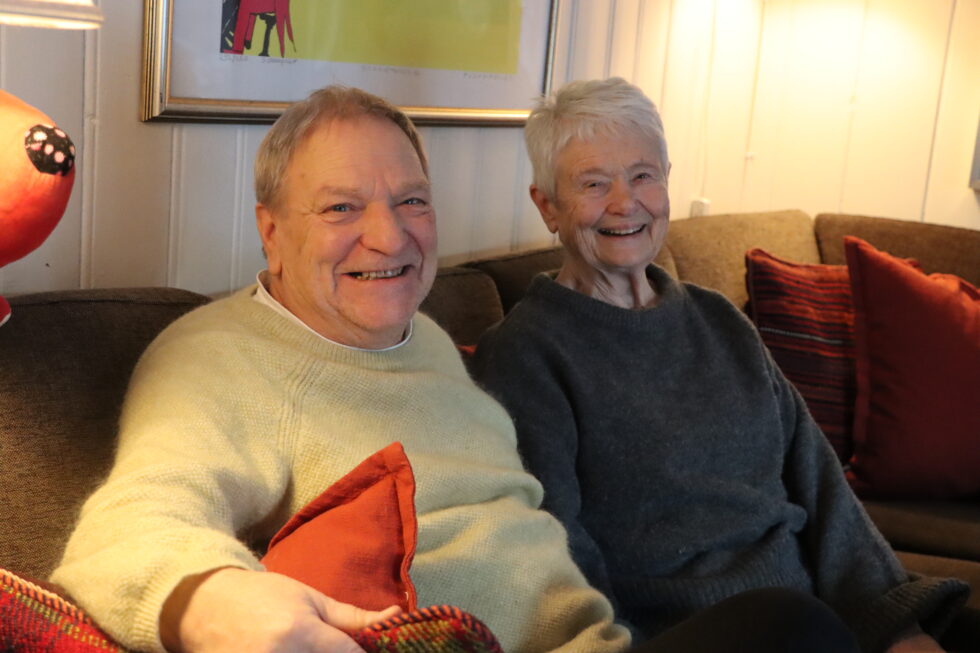 Johny Gullaker Johnson og Anne Hagen nyter livet sammen på Granli.
