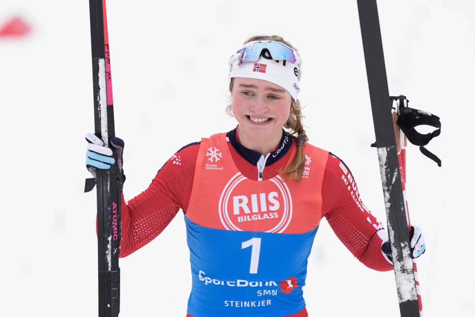Milla Grosberghaugen Andreassen sjokkerte og vant NM-sprinten onsdag.