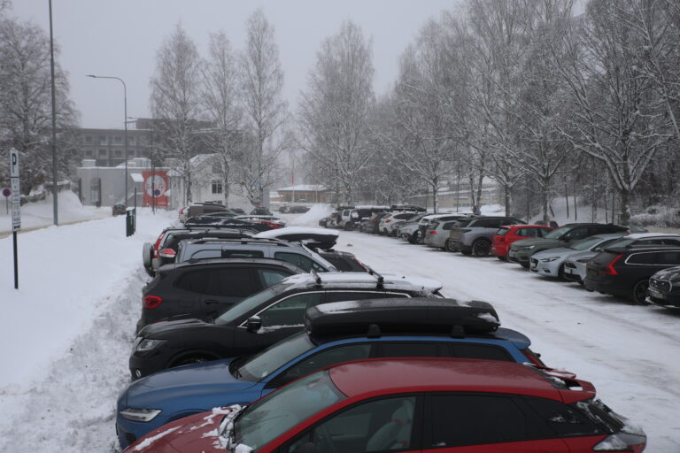 Denne parkeringsplassen leier SSB av Kongsvinger kommune.