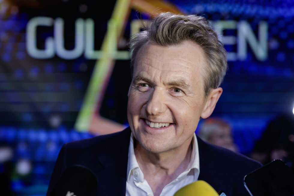 Fredrik Skavlan under utdelingen av Gullruten i Grieghallen i Bergen i fjor.