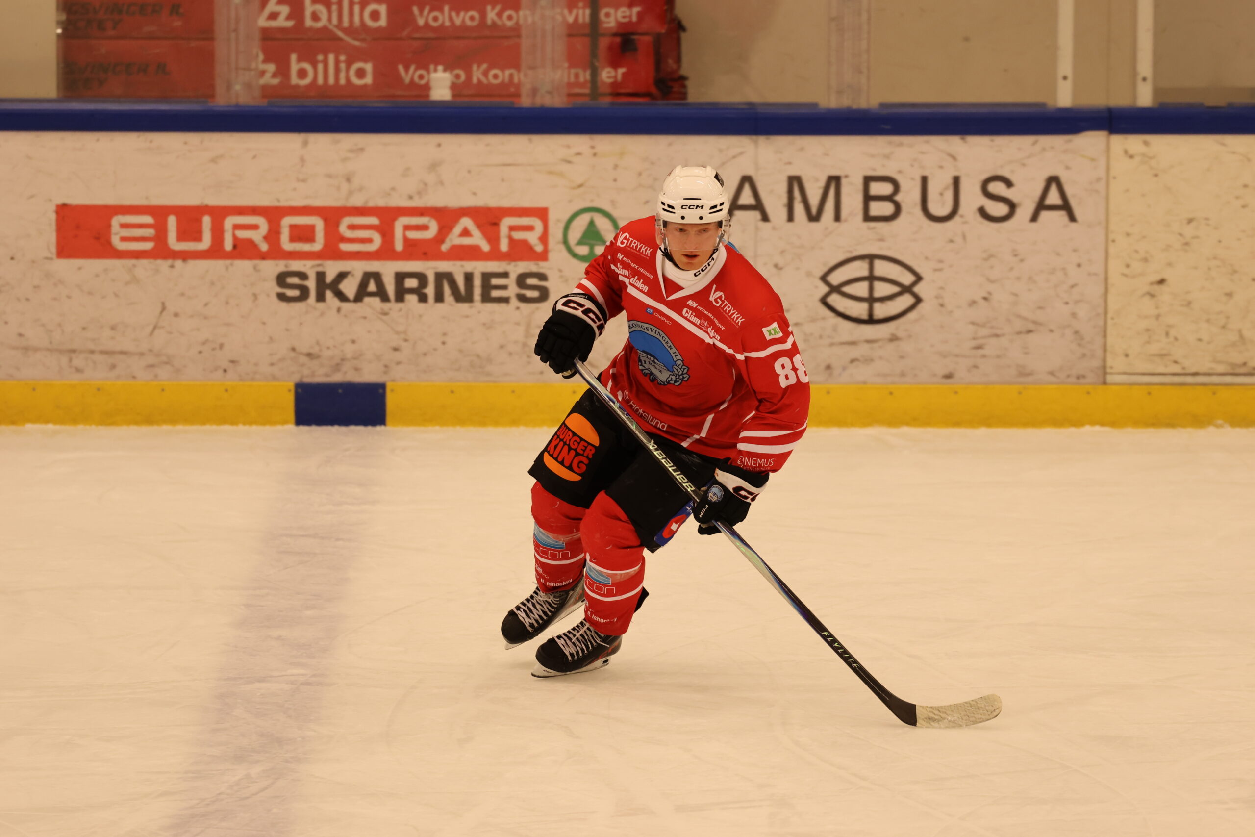 KIm Andre Fremming satte dagens første mål for Kongsvinger. Dessverre holdt det ikke til seier.