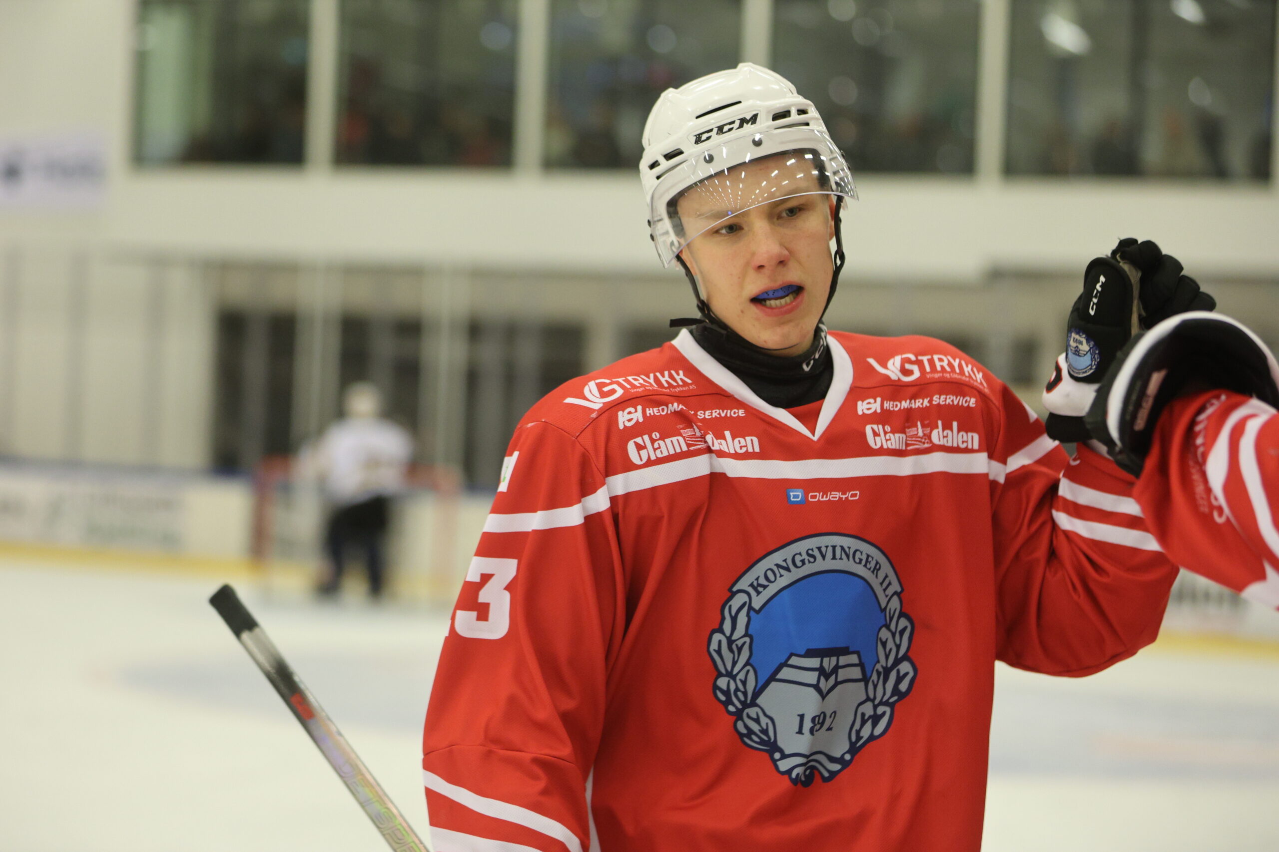 Ådne Åsli Sværen var godt fornøyd etter kampslutt.