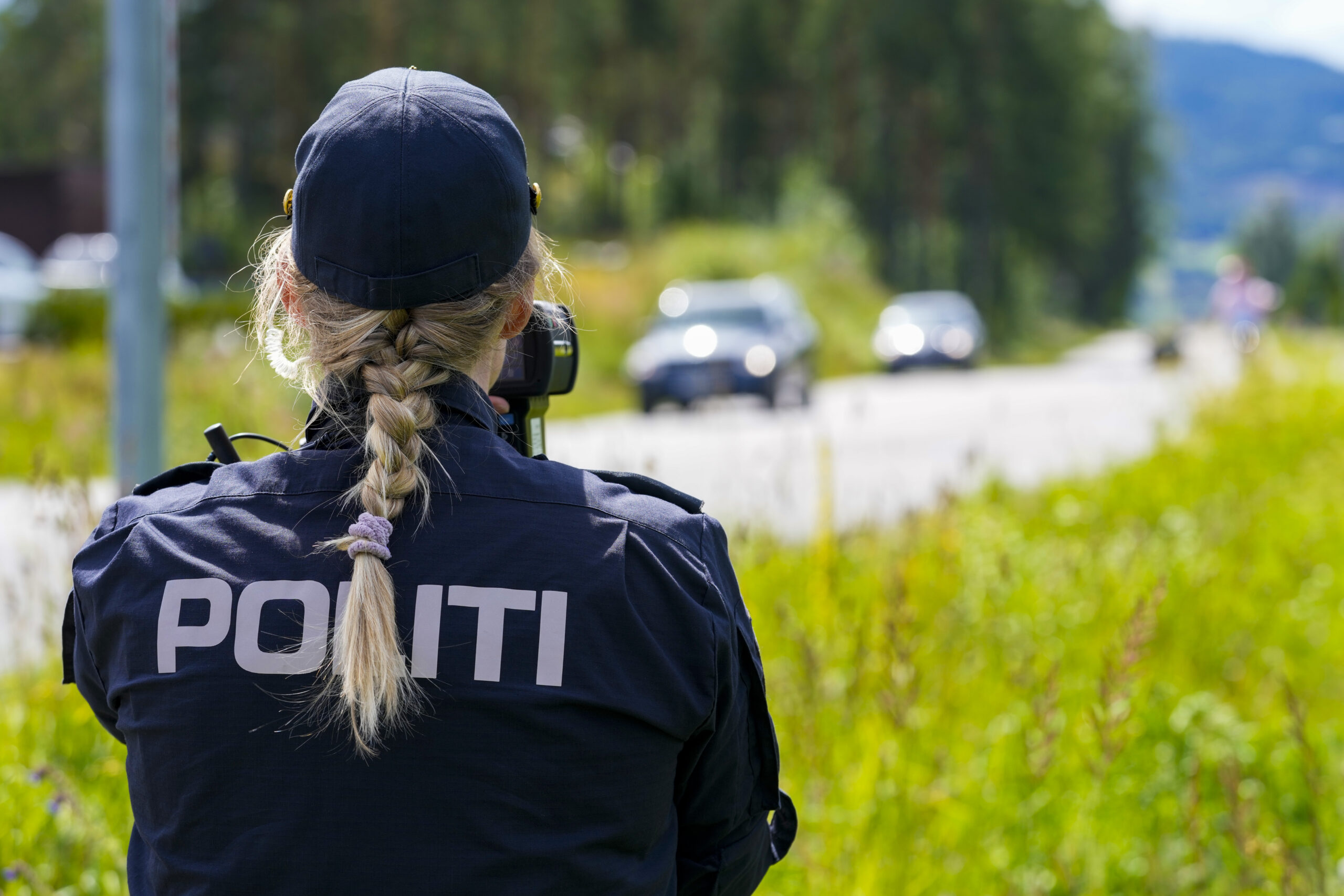 Utrykningspolitiet gjennomførte torsdag ettermiddag en fartskontroll på riksveg 2 i nærheten av Sigernessjøen.