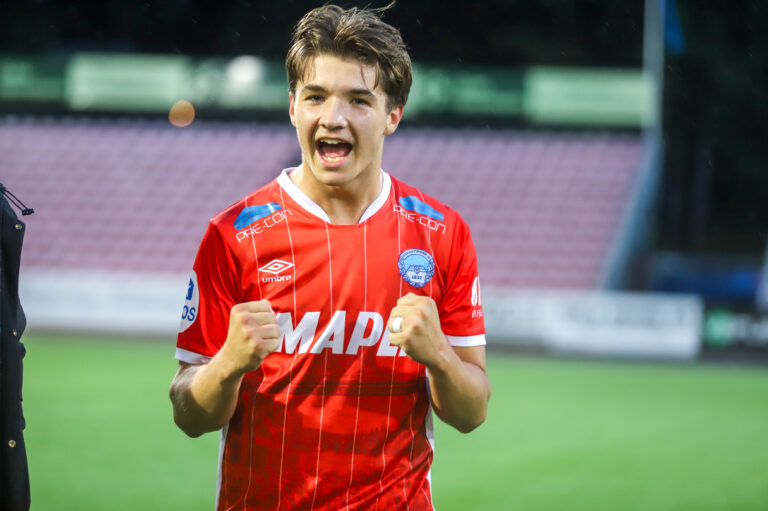 Markus Flores scoret et av KILs mål og var delaktig i det andre, da KIL vant 2-1 mot Grorud hjemme i en treningskamp onsdag.