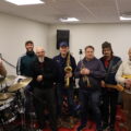 Even Finsrud (f.v.), Terje Meisingset, Kjetil Foseid, Ola Welo, Rune Haglund, Finn Guttormsen og Jan Fredriksen har dannet tribute-bandet Echoes of Van The Man. På fredag har bandet premiere på bluesklubben i Kongsvinger.