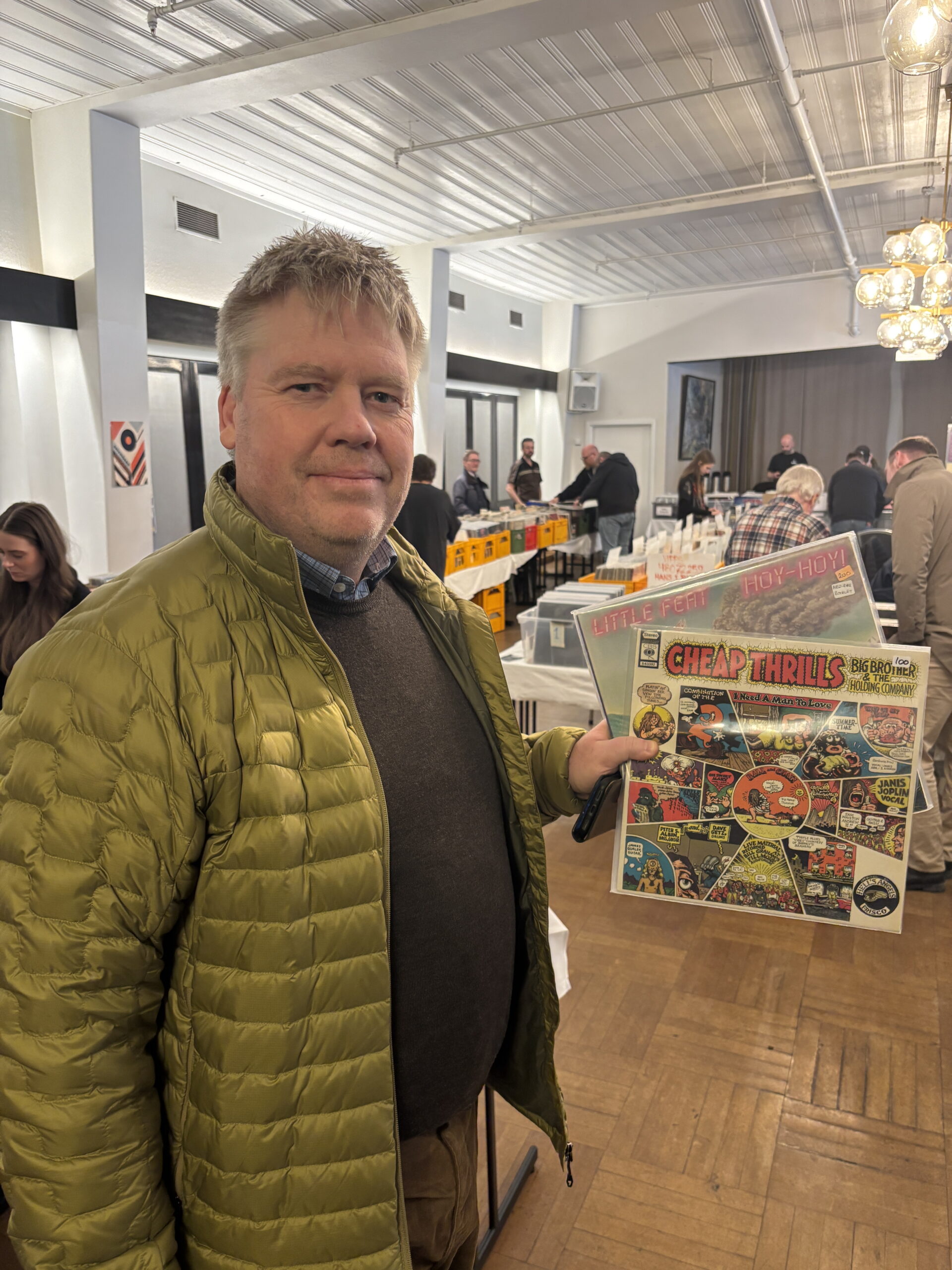 Morten Sundkøien fra Grue var på skattejakt. En Janis Joplin-plate var det gjeveste funnet i år.