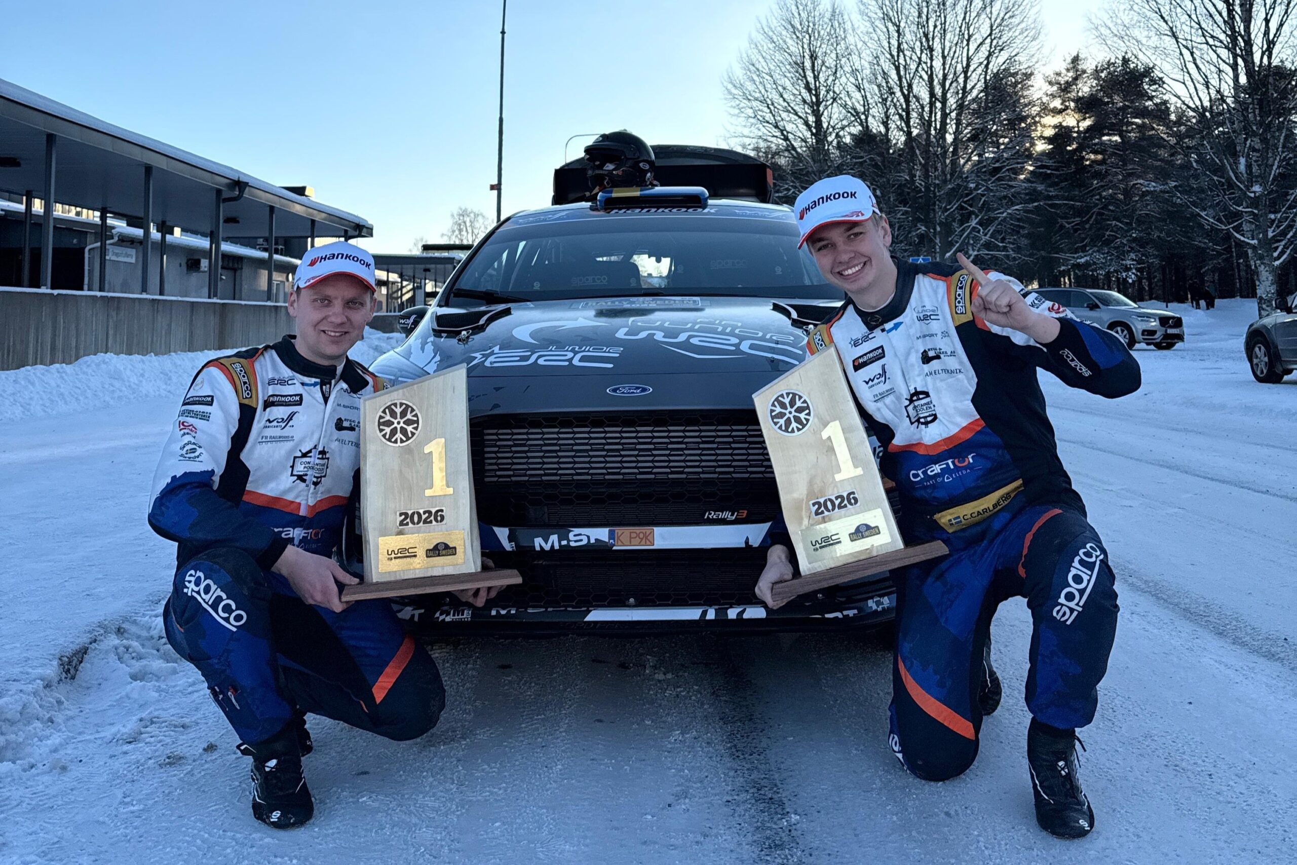 Sammen med Calle Carlberg har de markert seg, og de er langt fra ferdig med satsningen. Kanskje kan vi se de sammen i WRC?