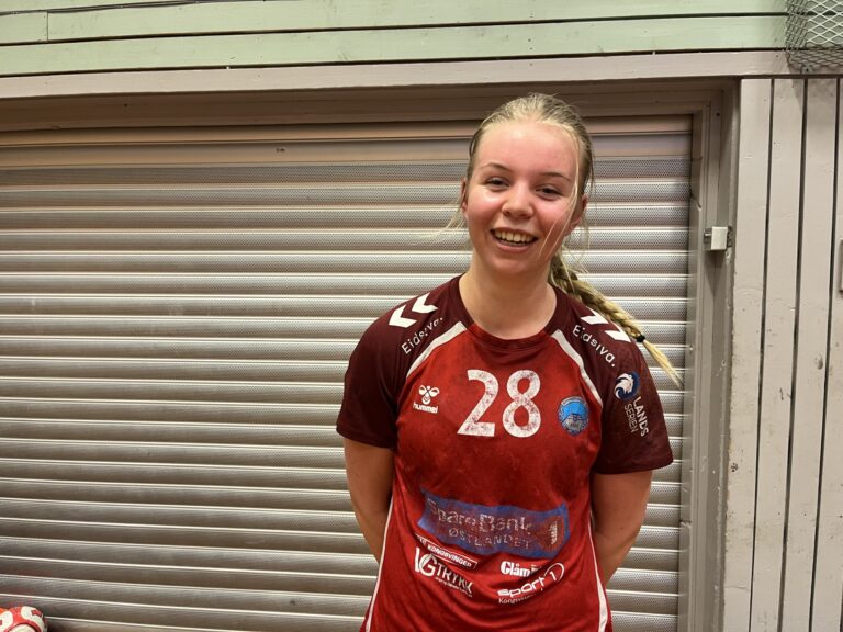 Emily Linnea Nagel Nilsen var glad for at KIL nå har skaffet en liten luke over nedrykksstreken.