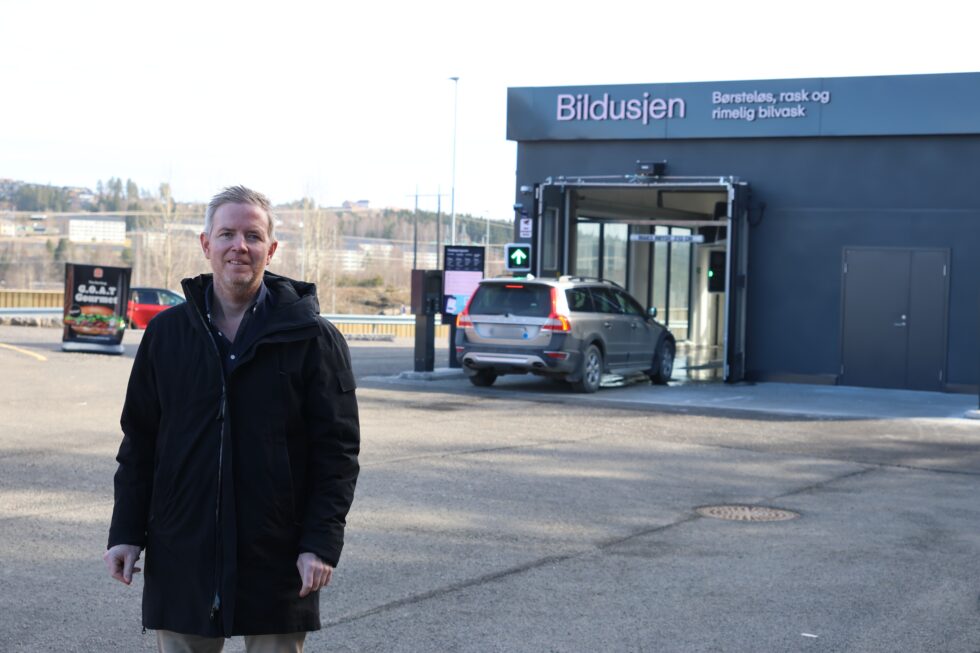 Ole Petter Bergerud, etableringssjef i Bildusjen, forteller at de er godt fornøyd med mottakelsen i Kongsvinger.
