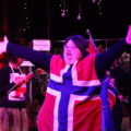 Silje Tollefsbøl er klar for å gå på scenen og briljere med låta "Alt for Norge". Her fra generalprøven fredag kveld.
