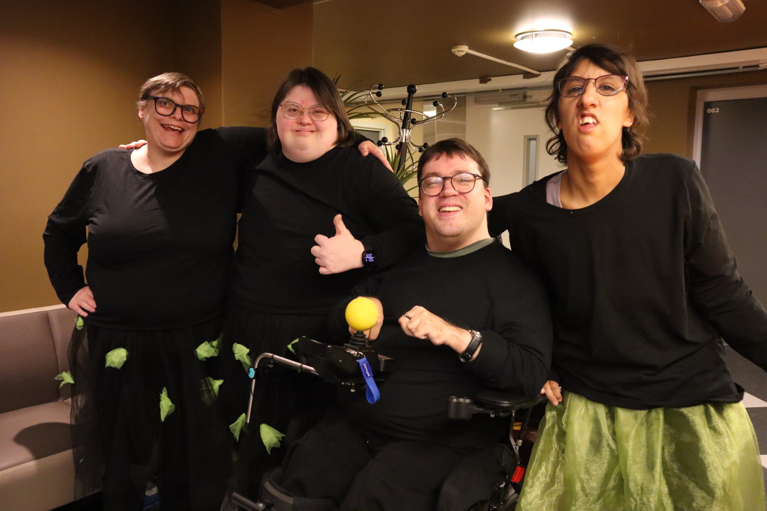 May-Britt Løvaas, Silje Tollefsbøl, Jim Roger Dragonmoen og Linn Camilla Soløst setter kjempestor pris på å få være en del av MusiGal.
