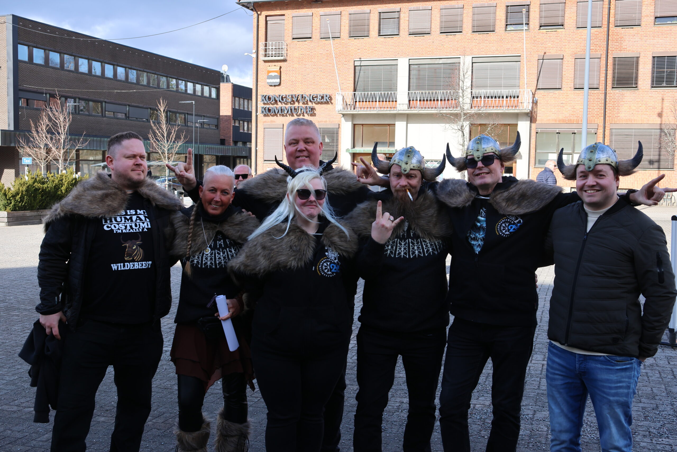 Laget "The Wildebeests" med Tommy Storeide Vangen (f.v.), Britt Marit Ramsli, Tommy Nymoen, Jenni Tønnes, Tom Høiby, Cato Maurbakken og Marius Skaare Botner