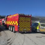 Alle nødetater rykket søndag ut på en melding om en bilbrann i Marikollen.