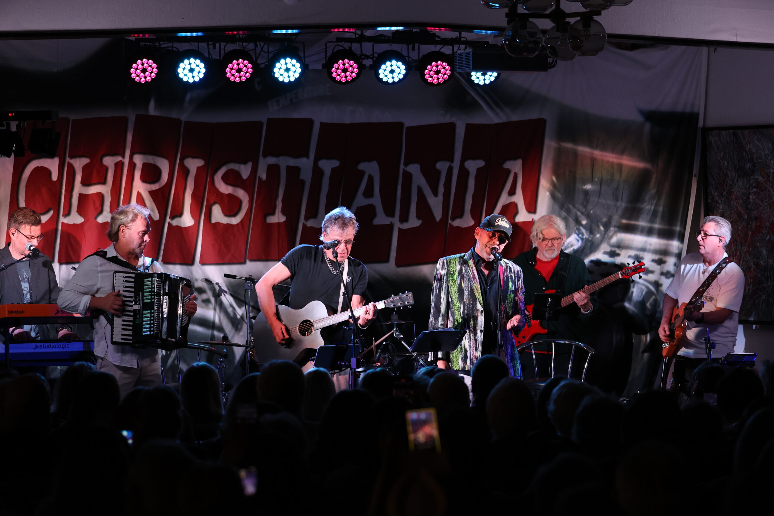 Kjetil Nordfjeld med Christiania og gjesteartist Rune Rudberg