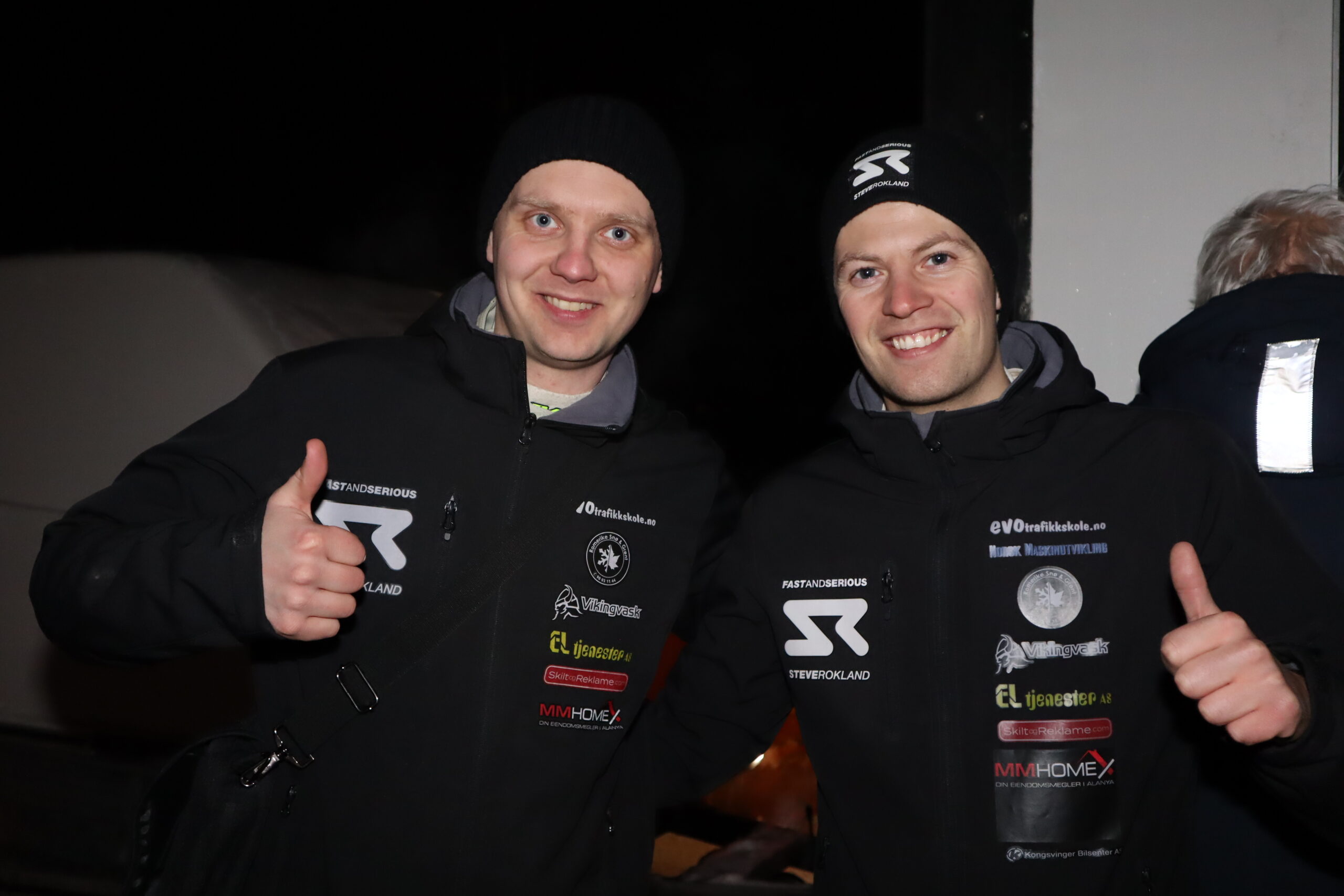 Jørgen Eriksen (t.v.) har sammen med de lokale førerne Steve Røkland (avbildet) og Martin Nygård opplevd stor suksess på nasjonal arena.