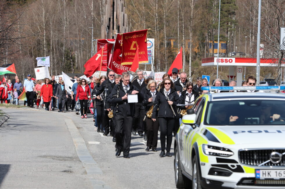 1.mai i Kongsvinger markeres både på Hokåsen og i Kongsvinger sentrum.