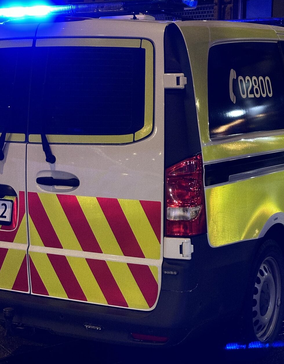 Politiet opplyser at de har fått melding om en trafikkulykke på Brødbøl.