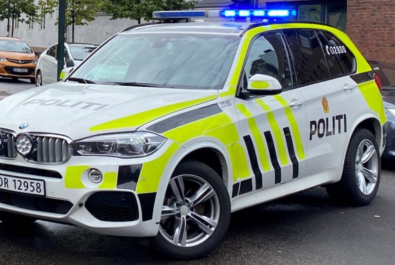 Utrykningspolitiet hadde fredag formiddag en trafikkontroll å Granli.