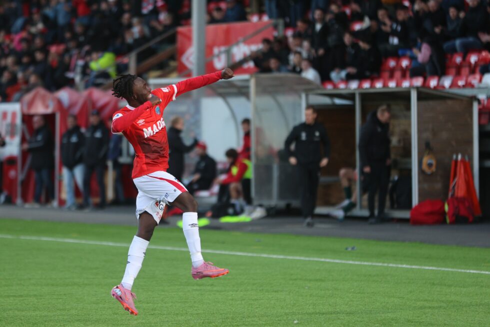Daniel Job er en mann vi kan komme til å se mye fra i år. I første seriekamp åpnet han målkontoen for KIL.
