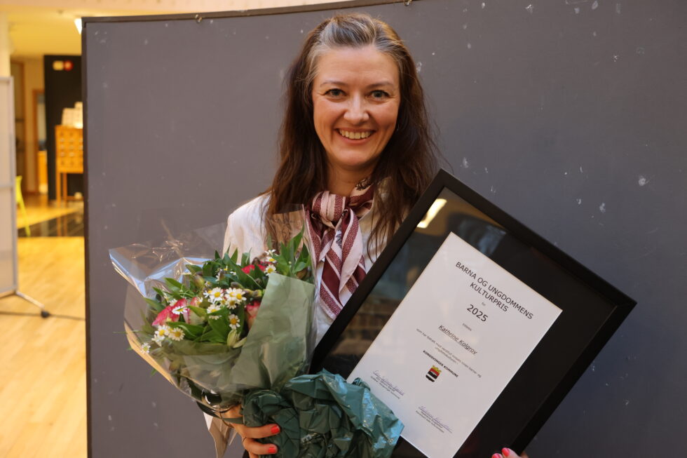 Kathrine Kolgrov er vinner av Barnas- og Ungdommens kulturpris i Kongsvinger kommune for 2025.