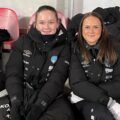 Emma Håpnes (til høyre) er tilbake i KIL Kvinner, men nå i en annen rolle en tidligere. Her er hun avbildet sammen med Kristine Skrutvold Skjæret.